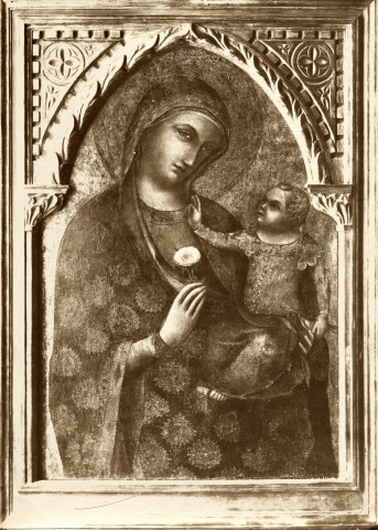 Anonimo — Lorenzo Veneziano - sec. XIV - Madonna con Bambino — insieme